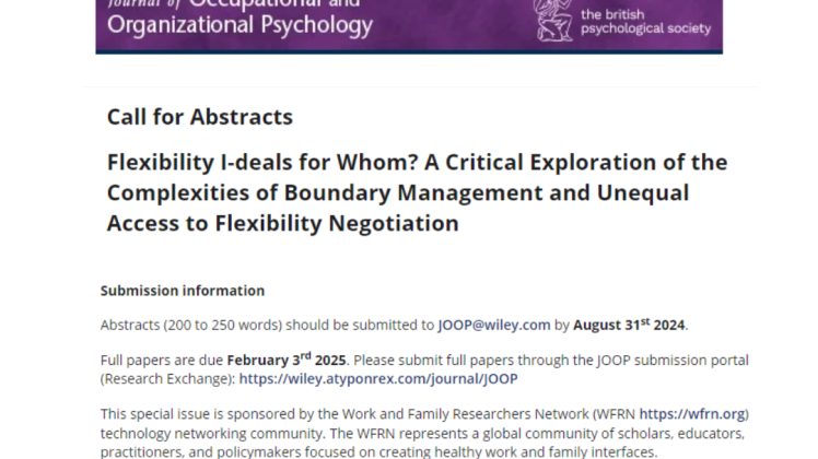 Journal of Occupational and Organizational Psychology